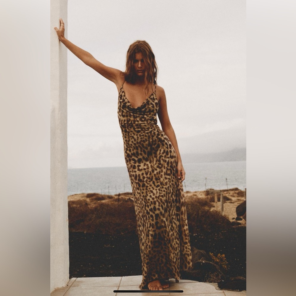 LEOPARD ANIMAL PRINT TULLE DRESS